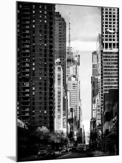 Instants of NY Series - Urban Street View at Nighfall-Philippe Hugonnard-Mounted Photographic Print