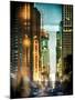 Instants of NY Series - Urban Street View at Nighfall-Philippe Hugonnard-Mounted Photographic Print