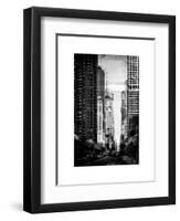 Instants of NY Series - Urban Street View at Nighfall-Philippe Hugonnard-Framed Art Print