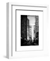 Instants of NY Series - Urban Street View at Nighfall-Philippe Hugonnard-Framed Art Print