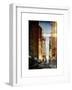 Instants of NY Series - Urban Street View at Nighfall-Philippe Hugonnard-Framed Art Print