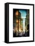 Instants of NY Series - Urban Street View at Nighfall-Philippe Hugonnard-Framed Stretched Canvas
