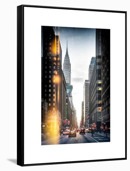 Instants of NY Series - Urban Street View-Philippe Hugonnard-Framed Stretched Canvas