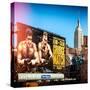 Instants of NY Series - Urban Winter Scene at Meatpacking District with Empire State Building View-Philippe Hugonnard-Stretched Canvas