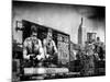 Instants of NY Series - Urban Winter Scene at Meatpacking District-Philippe Hugonnard-Mounted Photographic Print