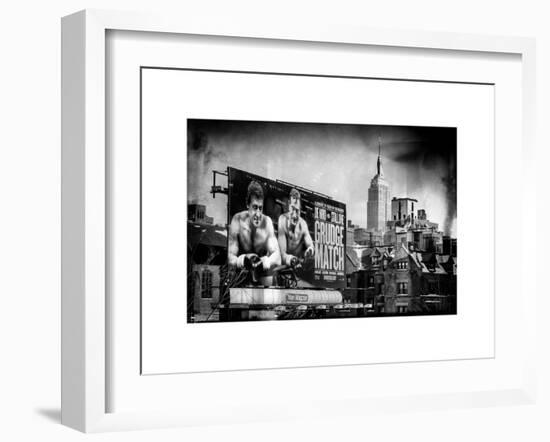 Instants of NY Series - Urban Winter Scene at Meatpacking District-Philippe Hugonnard-Framed Art Print