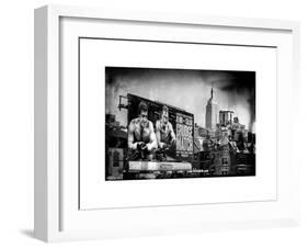 Instants of NY Series - Urban Winter Scene at Meatpacking District-Philippe Hugonnard-Framed Art Print