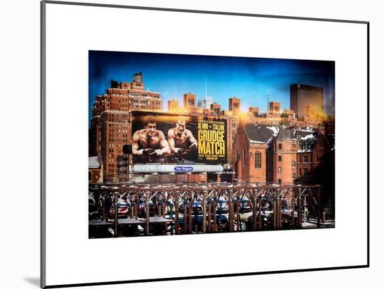 Instants of NY Series - Urban Winter Scene View at Meatpacking District-Philippe Hugonnard-Mounted Art Print