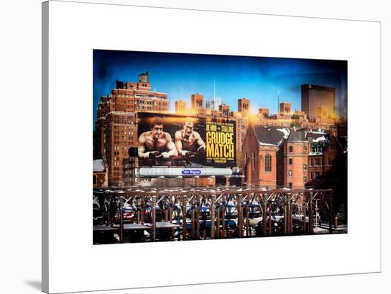 Instants of NY Series - Urban Winter Scene View at Meatpacking District-Philippe Hugonnard-Stretched Canvas
