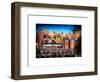 Instants of NY Series - Urban Winter Scene View at Meatpacking District-Philippe Hugonnard-Framed Art Print