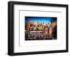 Instants of NY Series - Urban Winter Scene View at Meatpacking District-Philippe Hugonnard-Framed Art Print