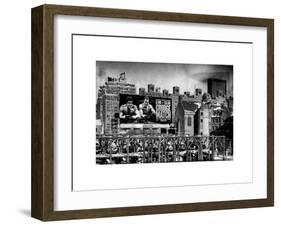 Instants of NY Series - Urban Winter Scene View at Meatpacking District-Philippe Hugonnard-Framed Art Print