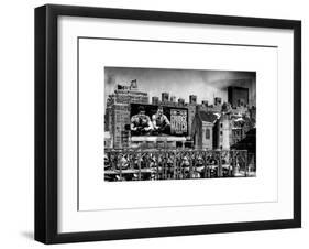 Instants of NY Series - Urban Winter Scene View at Meatpacking District-Philippe Hugonnard-Framed Art Print