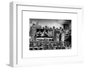 Instants of NY Series - Urban Winter Scene View at Meatpacking District-Philippe Hugonnard-Framed Art Print