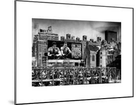 Instants of NY Series - Urban Winter Scene View at Meatpacking District-Philippe Hugonnard-Mounted Art Print