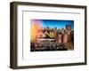 Instants of NY Series - Urban Winter Scene View at Meatpacking District-Philippe Hugonnard-Framed Art Print