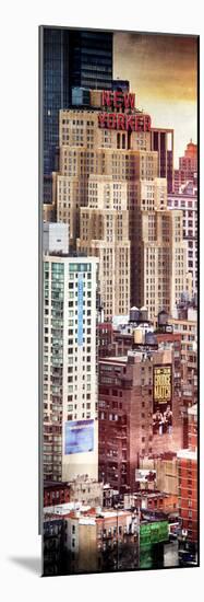 Instants of NY Series - Vertical Panoramic-Philippe Hugonnard-Mounted Photographic Print