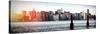 Instants of NY Series - View Manhattan with Top of The MetLife Building and Chrysler Building-Philippe Hugonnard-Stretched Canvas