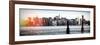 Instants of NY Series - View Manhattan with Top of The MetLife Building and Chrysler Building-Philippe Hugonnard-Framed Photographic Print