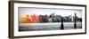 Instants of NY Series - View Manhattan with Top of The MetLife Building and Chrysler Building-Philippe Hugonnard-Framed Photographic Print