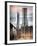 Instants of NY Series - View of Brooklyn Bridge with the One World Trade Center-Philippe Hugonnard-Framed Photographic Print