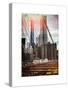 Instants of NY Series - View of Brooklyn Bridge with the One World Trade Center-Philippe Hugonnard-Stretched Canvas