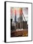 Instants of NY Series - View of Brooklyn Bridge with the One World Trade Center-Philippe Hugonnard-Framed Stretched Canvas