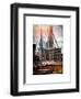 Instants of NY Series - View of Brooklyn Bridge with the One World Trade Center-Philippe Hugonnard-Framed Premium Giclee Print