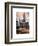 Instants of NY Series - View of Brooklyn Bridge with the One World Trade Center-Philippe Hugonnard-Framed Art Print