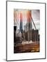 Instants of NY Series - View of Brooklyn Bridge with the One World Trade Center-Philippe Hugonnard-Mounted Art Print