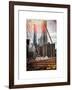 Instants of NY Series - View of Brooklyn Bridge with the One World Trade Center-Philippe Hugonnard-Framed Art Print