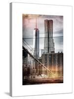 Instants of NY Series - View of Brooklyn Bridge with the One World Trade Center-Philippe Hugonnard-Stretched Canvas