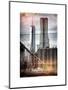 Instants of NY Series - View of Brooklyn Bridge with the One World Trade Center-Philippe Hugonnard-Mounted Art Print