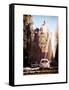 Instants of NY Series - View of Buildings in Manhattan in the Snow with NYPD Car-Philippe Hugonnard-Framed Stretched Canvas