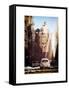 Instants of NY Series - View of Buildings in Manhattan in the Snow with NYPD Car-Philippe Hugonnard-Framed Stretched Canvas