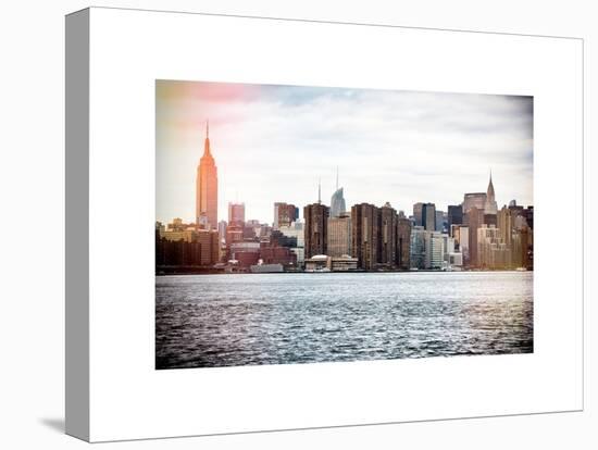 Instants of NY Series - View of Manhattan with the Empire State Building and Chrysler Building-Philippe Hugonnard-Stretched Canvas