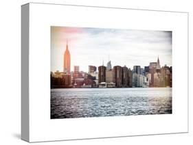 Instants of NY Series - View of Manhattan with the Empire State Building and Chrysler Building-Philippe Hugonnard-Stretched Canvas