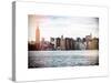 Instants of NY Series - View of Manhattan with the Empire State Building and Chrysler Building-Philippe Hugonnard-Stretched Canvas