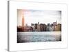 Instants of NY Series - View of Manhattan with the Empire State Building and Chrysler Building-Philippe Hugonnard-Stretched Canvas