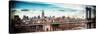 Instants of NY Series - View of Midtown NYC with Manhattan Bridge and Empire State Building-Philippe Hugonnard-Stretched Canvas