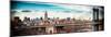 Instants of NY Series - View of Midtown NYC with Manhattan Bridge and Empire State Building-Philippe Hugonnard-Mounted Photographic Print