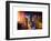 Instants of NY Series - View of Skyscrapers of Times Square and 42nd Street at Night-Philippe Hugonnard-Framed Art Print