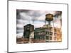 Instants of NY Series - Water Tank on a Disinfected Plant-Philippe Hugonnard-Mounted Art Print