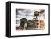 Instants of NY Series - Water Tank on a Disinfected Plant-Philippe Hugonnard-Framed Stretched Canvas