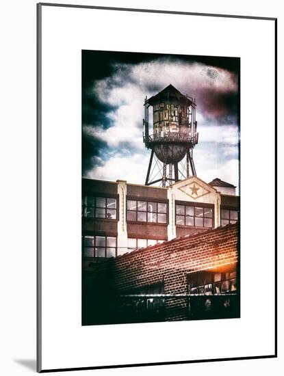 Instants of NY Series - Water Tank on a Former Factory-Philippe Hugonnard-Mounted Art Print