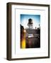 Instants of NY Series - Water Tank on the Roof of Buildings in Manhattan in Winter-Philippe Hugonnard-Framed Art Print