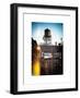 Instants of NY Series - Water Tank on the Roof of Buildings in Manhattan in Winter-Philippe Hugonnard-Framed Art Print