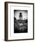 Instants of NY Series - Water Tank on the Roof of Buildings in Manhattan in Winter-Philippe Hugonnard-Framed Art Print