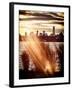 Instants of NY Series - Wild to Manhattan with the One World Trade Center at Sunset-Philippe Hugonnard-Framed Photographic Print