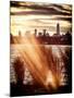 Instants of NY Series - Wild to Manhattan with the One World Trade Center at Sunset-Philippe Hugonnard-Mounted Photographic Print